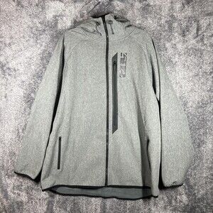 509 Jacket Mens 2XL Gray Hooded Softshell Full Zip Lined Outdoor Performance